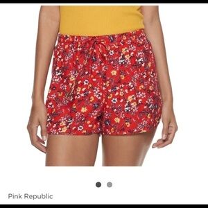 Juniors' Pink Republic Soft Woven Shorts